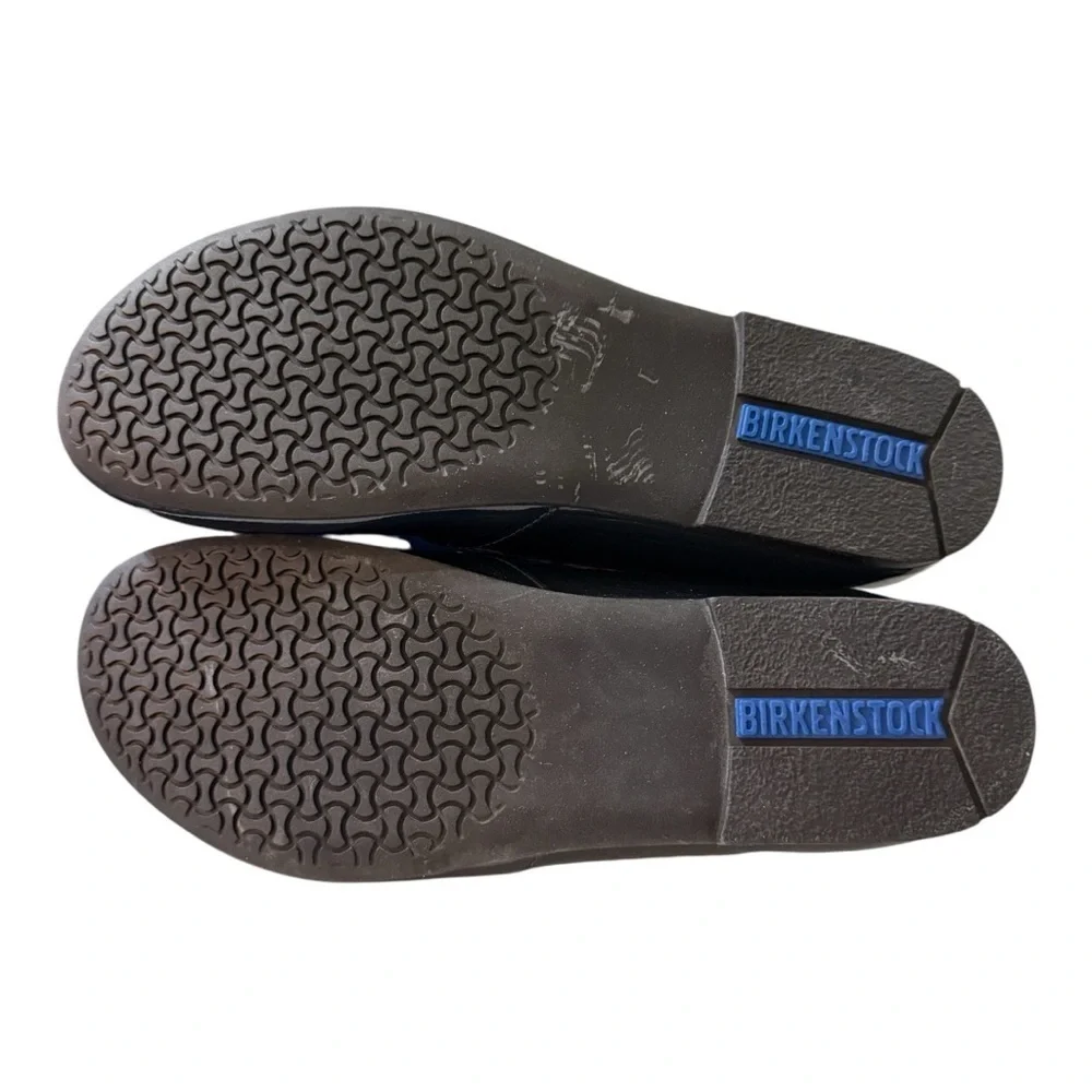 Birkenstock Tickel Patent Navy Mary Jane Shoes - Size 37 (US 6)